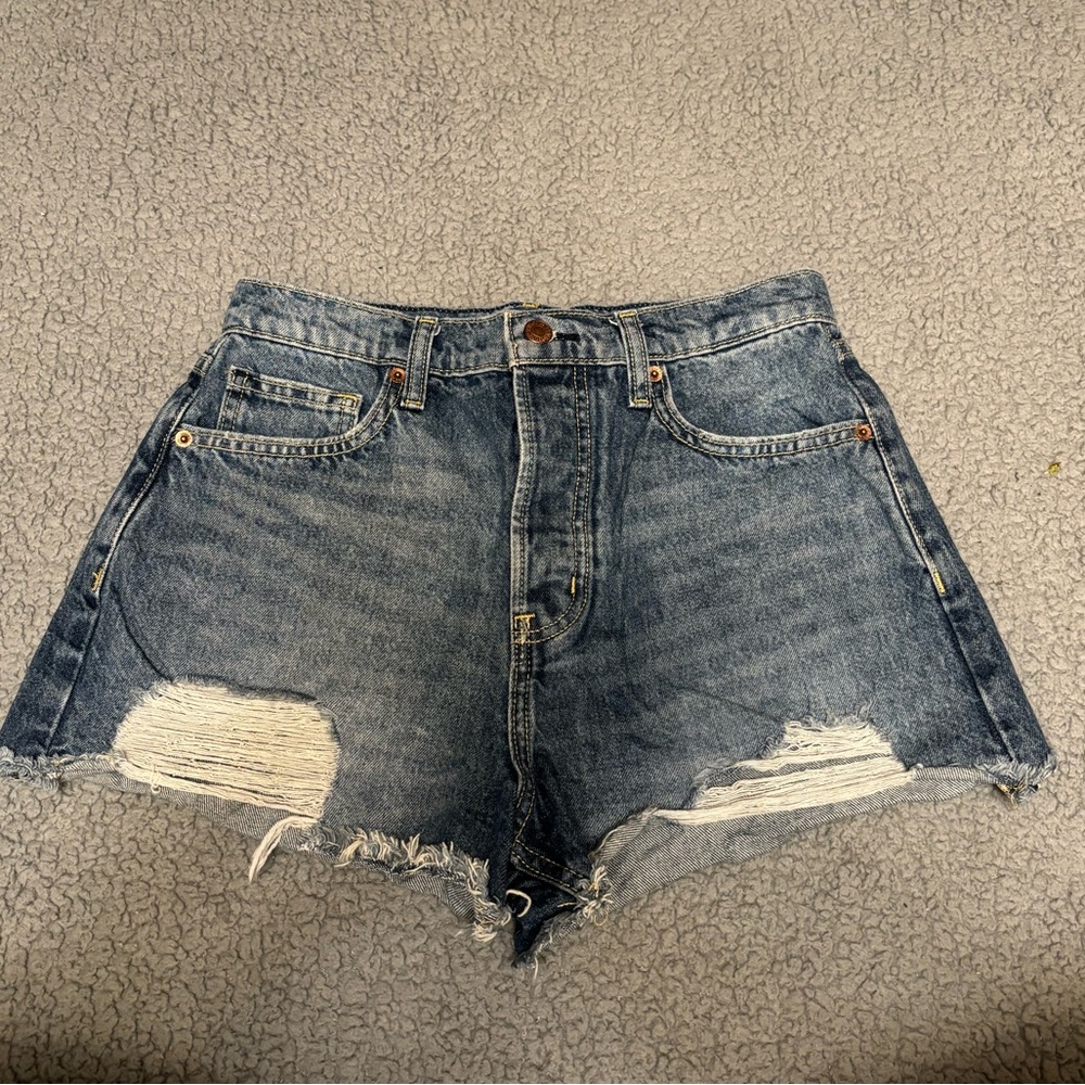 Arizona High-Rise Denim Shorts